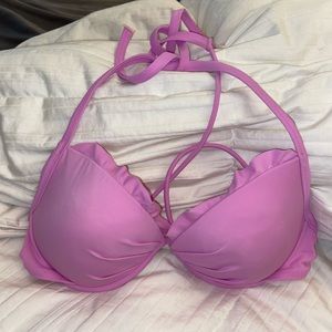 Ruffle Halter bikini top 36C